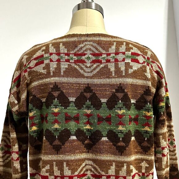 Denim & Supply Aztec Navajo Pattern Sweater XS Southwestern Cowgirl Cabincore - Picture 7 of 11